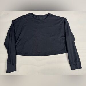 Lululemon Muscle Love Long Sleeve Top Black Women’s 10 Retail $88